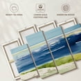thumbnail image 6 of Elephant Stock Cape Cod Seashore Wall Art - Horizontal Multi Panel Canvas - Living Room Wall Decor - Abstract Multi Panel - Blue And Green Decor By Lanie Loreth - 84" x 54", 6 of 8
