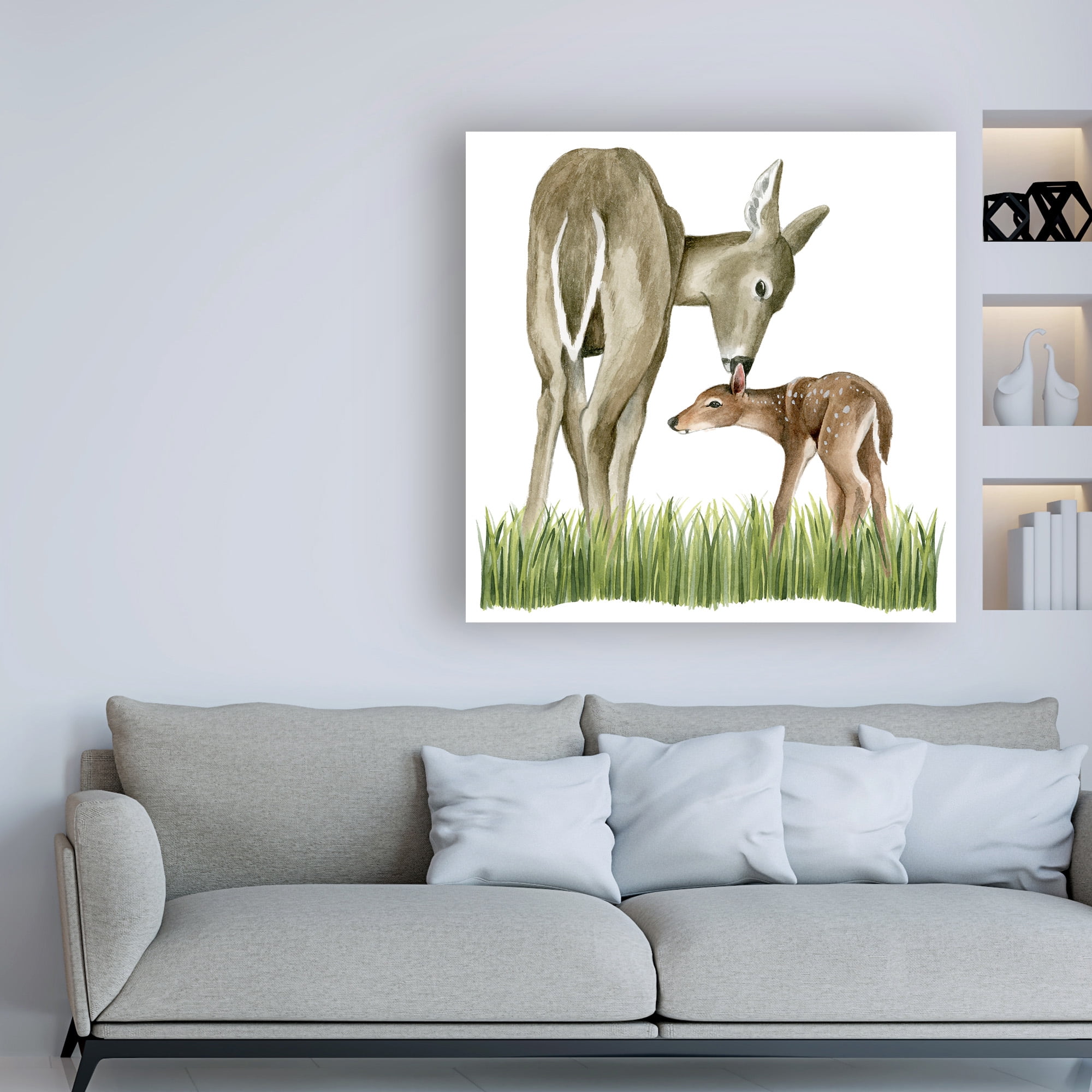 Trademark Fine Art 'Woodland Babes II' Canvas Art by Grace Popp
