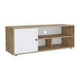 thumbnail image 2 of Mesa para TV Excelsior hasta 55' Macadamia y Blanco Vainilla, 2 of 5