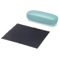 thumbnail image 4 of ALTEC VISION Medium Protective Hard Shell Glasses Case for Eyeglasses and Sunglasses with Microfiber Cleaning Cloth - Turquoise / White, 4 of 5