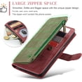 thumbnail image 3 of Para Samsung Galaxy A15 5G Funda tipo billetera con Tarjetero Soporte de Pie Bolsillo Magnético con Cremallera Correa de Cordón, Funda Tipo Billetera de Cuero con Tapa, 3 of 6