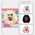thumbnail image 2 of Suéter de cuello redondo Kawaii Crayon Shin-chan, moda de Anime japonés, abrigo suelto de algodón estampado de felpa, Top Unisex para parejas, otoño Y2K, 2 of 4