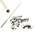 thumbnail image 4 of AOOOWER 10Pcs Cue Tips Pool Billiard Screw-on Tips with White Pool Cue Stick Ferrules, 4 of 12