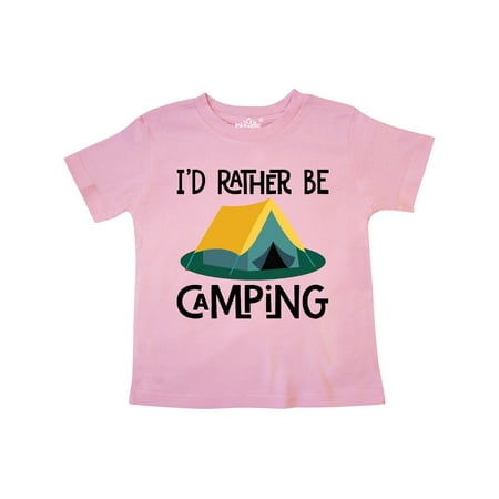 

Inktastic Rather Be Camping Gift Toddler Boy or Toddler Girl T-Shirt