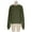 Green Sweaters for Winter, variant on XPMWRP Women's Big Dough Twists Solid Color Sweater Cable Knit Long Sleeve Crew Neck Oversized Sweater Chunky Pullover Loose Outfits Green S