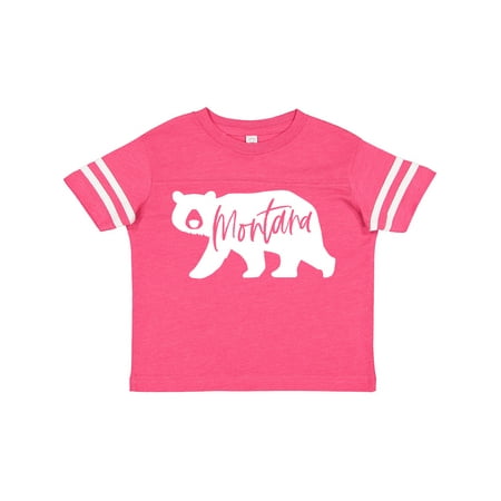 

Inktastic Montana White Bear Silhouette Gift Toddler Boy or Toddler Girl T-Shirt