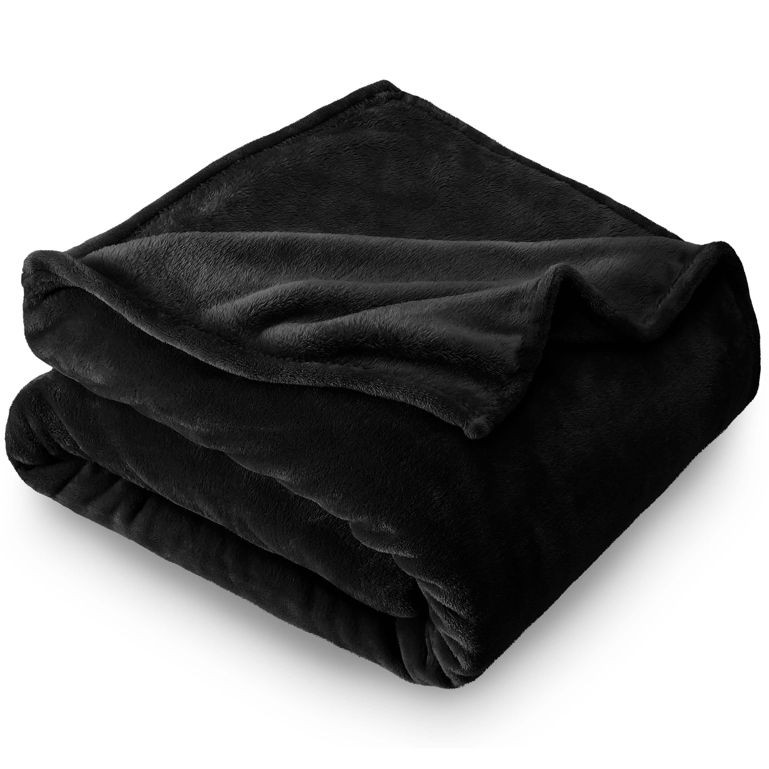 Bare Home Ultra Soft Microplush Velvet Blanket - Luxurious Fuzzy Fleece