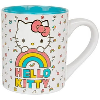 Sanrio Hello Kitty Garden Doodle Color-Changing Plastic Tumbler Cups | Set of 4