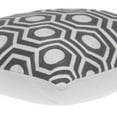 thumbnail image 2 of Parkland Collection Ursae Gray and White Decorative Throw Pillow, 20 x 20 Cotton Square Pillow, 2 of 6