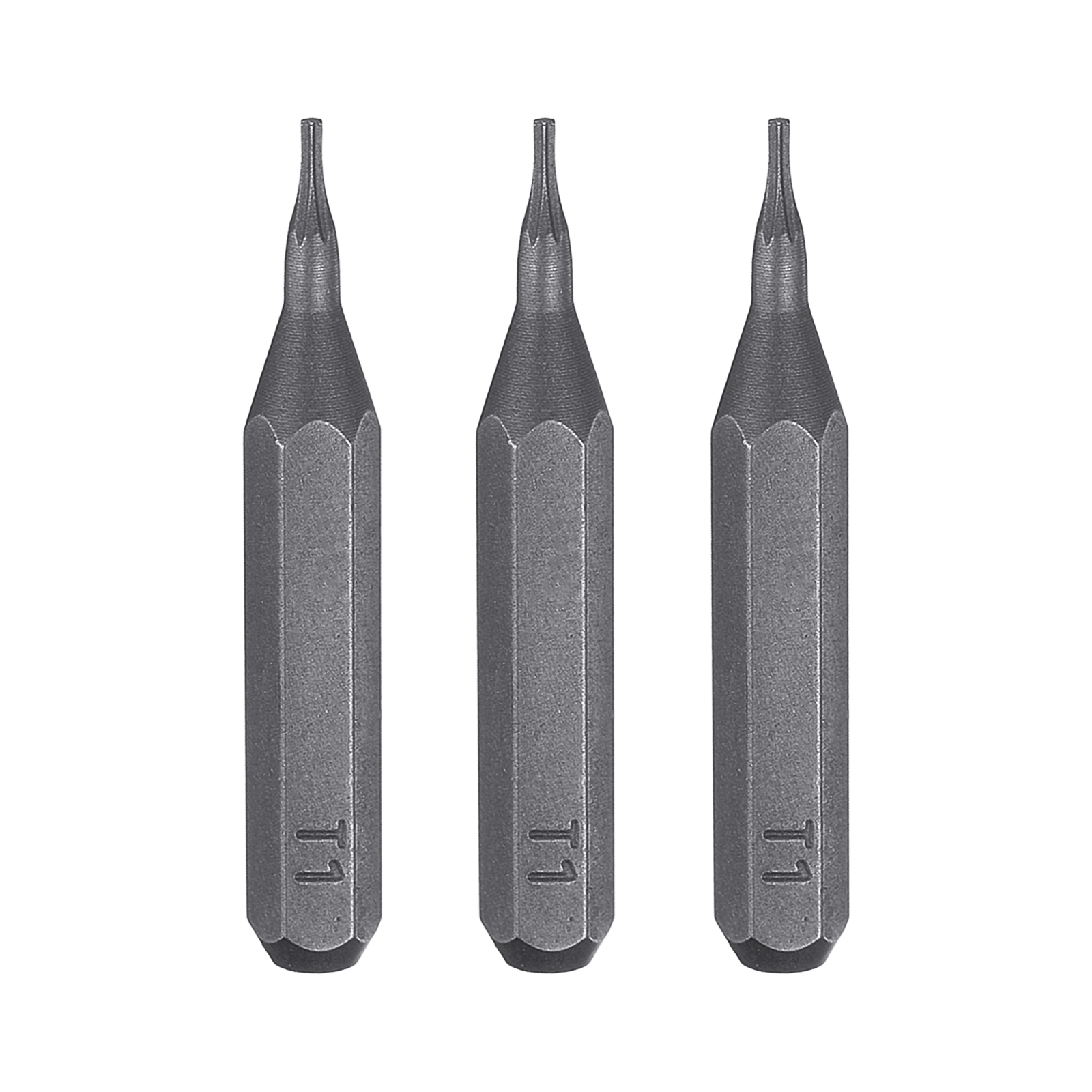 Wewtool T2 ダークグレー Uxcell 5/32'' Hex Shank 1.1'' T2-T7 Torx Bit Set, S2 Steel, Strong