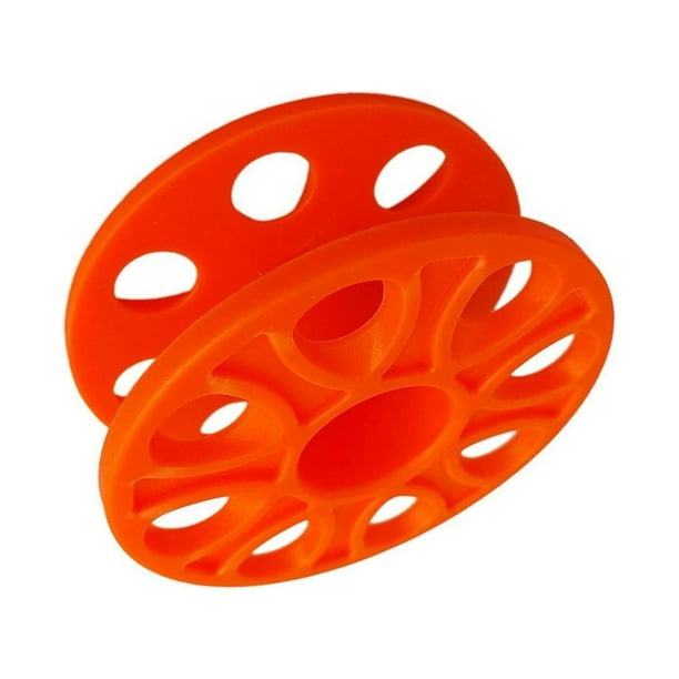 Eigraketly Carrete de carrete de dedo de buceo ampliamente aplicable para diversos entornos acuáticos carrete de carrete de buceo Deportes acuáticos Naranja