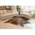 thumbnail image 3 of Cowhide Rug, Brindle 6x6-7', 3 of 7