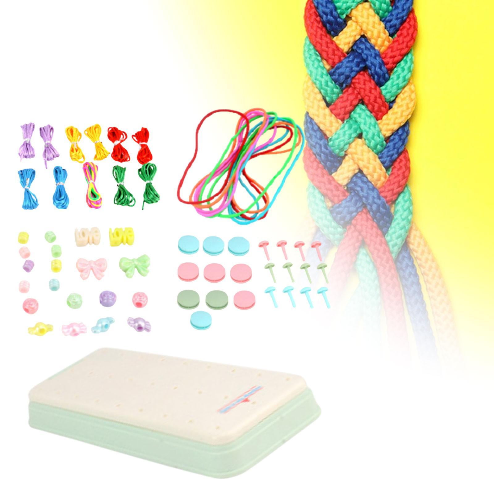 balikha DIY Bracelet Making Bracelet Making Colorful DIY Friendship Bracelet Maker Crafting Toy for Kids for Adults Teen Party Supply green