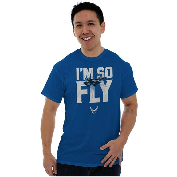 US Air Force I'm So Fly Funny USAF Men's Graphic T Shirt Tees Brisco Brands M