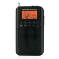 thumbnail image 2 of Radio FM/AM 2 Bandes Portable Fm / Rétroéclairage Batterie Rechargeable Noir, 2 of 8