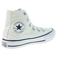 thumbnail image 3 of Canverse Chuck Taylor All Star Hi Little Kids' Shoes White-Garnett Blue 661036c, 3 of 6