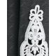 thumbnail image 4 of Túnica de encaje de encaje de talla grande Túnica Rosegal Mangas largas de talla grande, 4 of 5