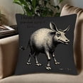 thumbnail image 5 of Set of 2 18x18in Throw Pillow Covers with Unique Animal Design Perfect for Couch Bed or Car Decor, 5 of 8