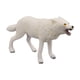 thumbnail image 1 of Figuras realistas de lobos, criaturas del bosque en miniatura, modelo de aprendizaje para Navidad. Lobo blanco, 1 of 9