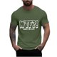 thumbnail image 3 of Xihbxyly Camisa de Manga Larga con Estampado de Moda para Hombre, Top Informal de Poliéster, Elegante Camiseta de Cuello Redondo, para Uso Diario, Atuendo de Verano y Primavera, Talla Mediana, Corte, 3 of 6