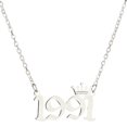 thumbnail image 2 of Neinkie Collier Numéro de l'Année pour Femmes Collier Numéro de l'Année Pendentif d'Anniversaire pour Fille Collier Numéro de Naissance pour Femmes Cadeau, 2 of 8