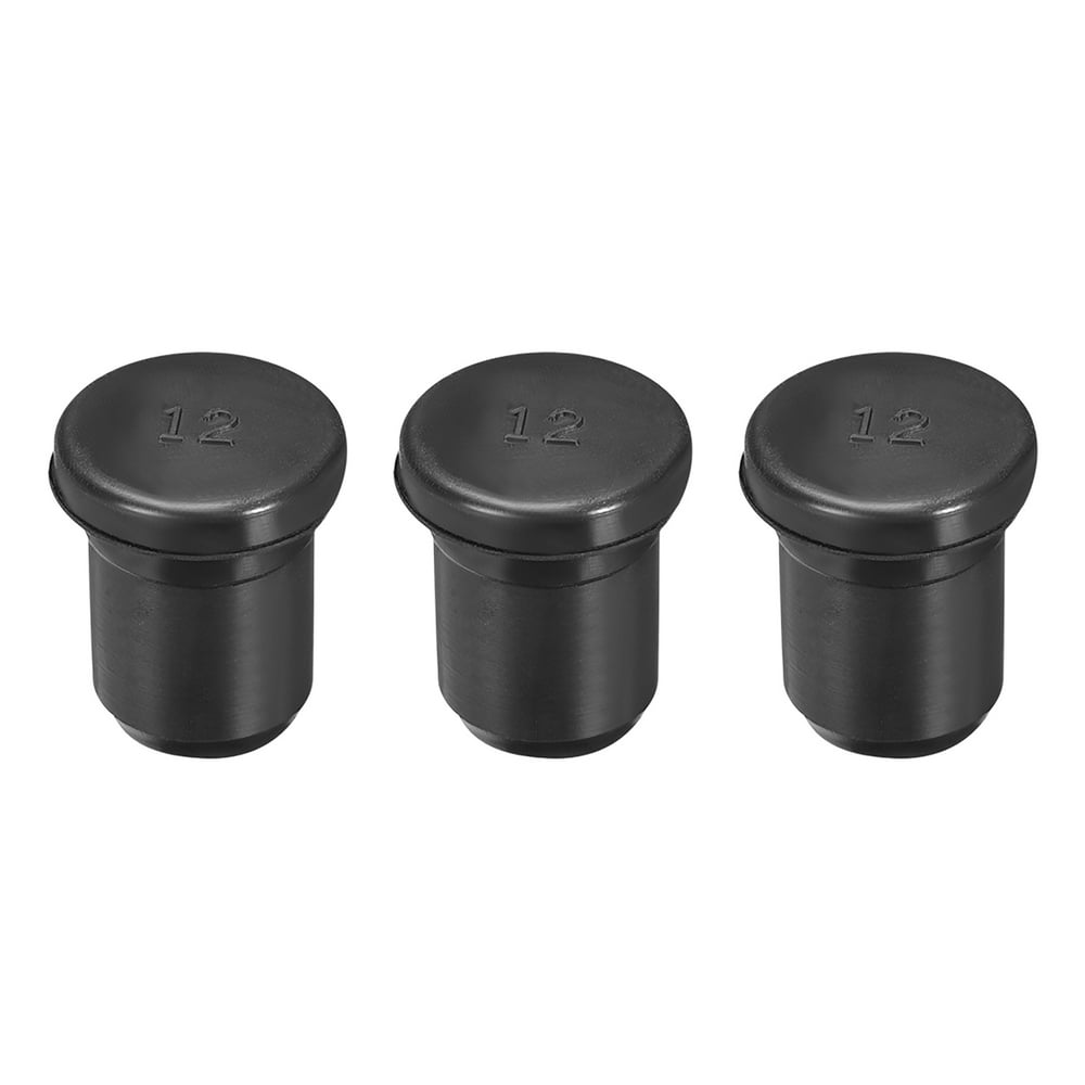 Rubber Stopper , SPR120 EPDM 12mm Dia Seal Hole Insert Stopper for