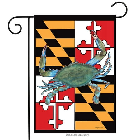 - maryland summer garden flag crabs nautical 12.5