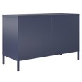 thumbnail image 4 of Novogratz Channing 2 Door Storage Cabinet-Mesh Metal Locker, Kelly Green, 4 of 9