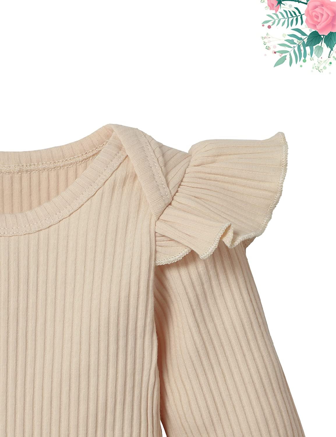 Newborn Baby Girls Clothes Cute Baby Clothes Girls Romper + Pant 3pcs Winter Outfit  3-6 Months