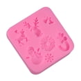thumbnail image 1 of YHAIOGS Pound Cake Wax Melts Silicone Christmas Tree Santa Sled Stick Chocolate, 1 of 6