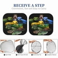 thumbnail image 4 of Lsque Colorful Viper Snake 2 PCS Windshield Sun Shade | CarFoldable Window Covers | Car Accessories Reflect UV for Universal Cars SUV Truck | Large, 4 of 7