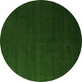 thumbnail image 1 of Ahgly Company Indoor Round Abstract Green Modern Area Rugs, 7' Round, 1 of 4