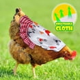 thumbnail image 3 of Xihbxyly Delantal para Gallinas, Funda Protectora para Alas, Correa Elástica Ajustable, Protector de Plumas, Elegante Diseño de Frutas, Reutilizable y Lavable, Tamaño 22 X 23 Cm, 3 of 6