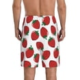 thumbnail image 5 of Salouo Hand Drawn Strawberry Pattern Men's Sleep Pajama Shorts,Pajama Bottoms Elastic Waistband Sleep Pajama Short PJ Shorts for Men -3X-Large, 5 of 6