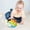 10Pack-QA564, variant on 10 Pack Can Be Boiled To Soothe Early hood Education Fitness Soft Rubber Animals Grip Balls Shaking Bells Toy