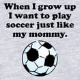 thumbnail image 2 of CafePress - Play Soccer Like My Mommy Body Suit - Cute Infant Bodysuit Baby Romper - Size Newborn - 24 Months, 2 of 3