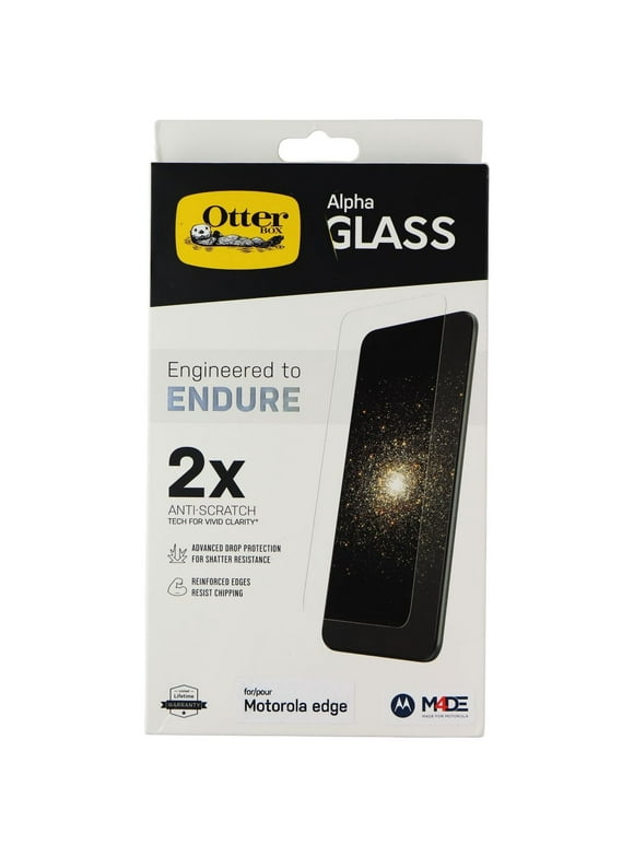 OtterBox Alpha Glass Screen for Motorola Edge (2021) and Edge 5G UW 2021 - Clear