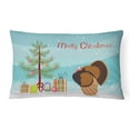 thumbnail image 1 of Carolines Treasures BB9353PW1216 Bronze Turkey Christmas Canvas Fabric Decorative Pillow, 1 of 3