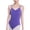 Purple, variant on Venzia Women's Strappy Back Jumpsuit with Built-in Bra Athletic Yoga Dance Romper