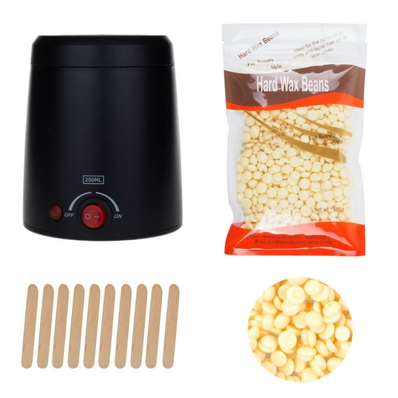 TopLLC Wax Cosmetology, Hair Removal Wax Cosmetology,Set Wax Beans, Machine Hair Removal Set 100g Wax Beans+10 Wooden Sticks Wax bean machine