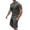Black, variant on Akiihool Short Sets for Men Men's Graphic Print T Shirt and Shorts Set Tracksuit 2 Piece Outfits (Black,XXL)