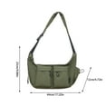 thumbnail image 3 of Crossbody Bags for Women Lightweight Travel Shoulder Bag Waterproof Nylon Purses And Handbags Pocketbook Slouchy Crossbody Bag with Pockets, 3 of 5