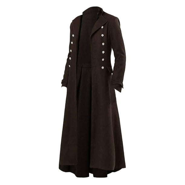 Medieval Steampunk Tailcoat Costumes for Men Renaissance Gothic Jackets ...