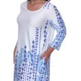 thumbnail image 4 of White Mark Tunique Rella à Manches 3/4 pour Femmes, 4 of 5
