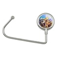 thumbnail image 1 of No Dogs on Beach Selfie Golden Retriever Westie Pug Purse Bag Hanger Holder Hook, 1 of 5