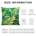 thumbnail image 5 of Autua Leaf Outdoor Throw Pillow Pillow Cover - Green Tropical Palm, Banana Leaf Decoration Cushion Cover - Farmhouse Style Sofa Home Décor 18x18in, 5 of 5