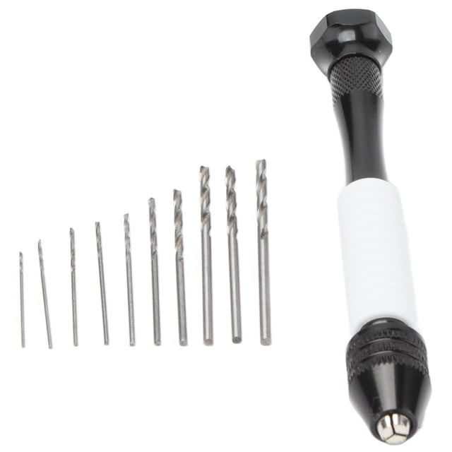 Juego de 11 Brocas Helicoidales Manuales Bling Bling para Madera Plástico y Goma