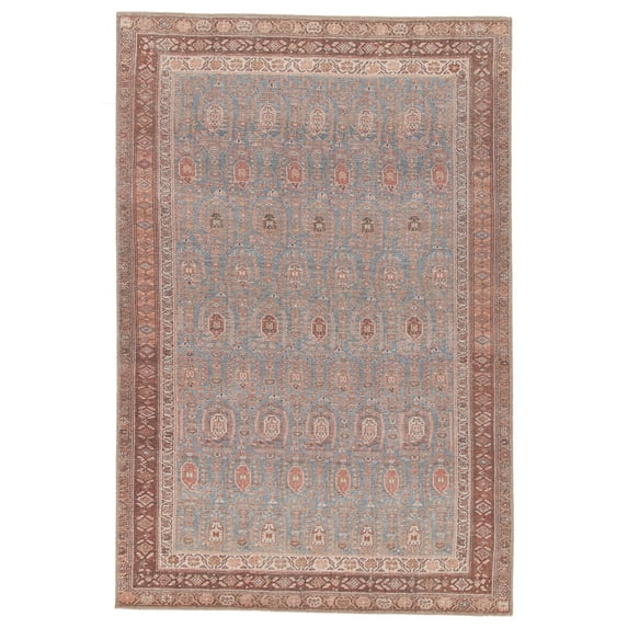 Jaipur Living RUG148802 7 ft. 6 in. x 9 ft. 6 in. Tielo Oriental Area Rug, Blue & Brown