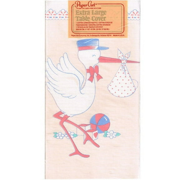 Baby Shower 'Vintage Sweet Stork' Paper Table Cover (1ct)