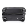thumbnail image 3 of TUCCI ITALY Colpi 3-Piece Hardside Spinner Luggage Set 20/24/28", Unisex Adult, Lightweight - Black, 3 of 7